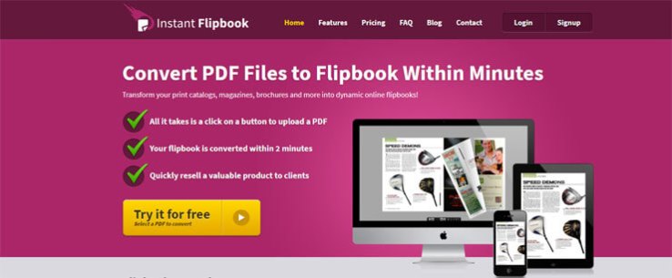 Instant Flipbook Website